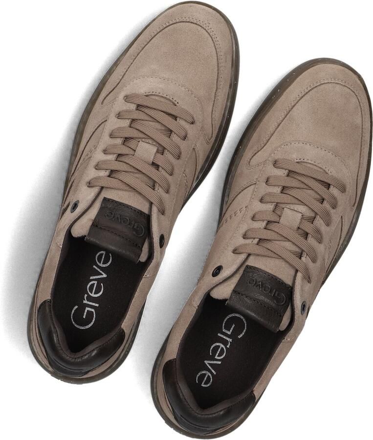 GREVE Lage Sneakers Heren Wave Suède Taupe - Foto 4