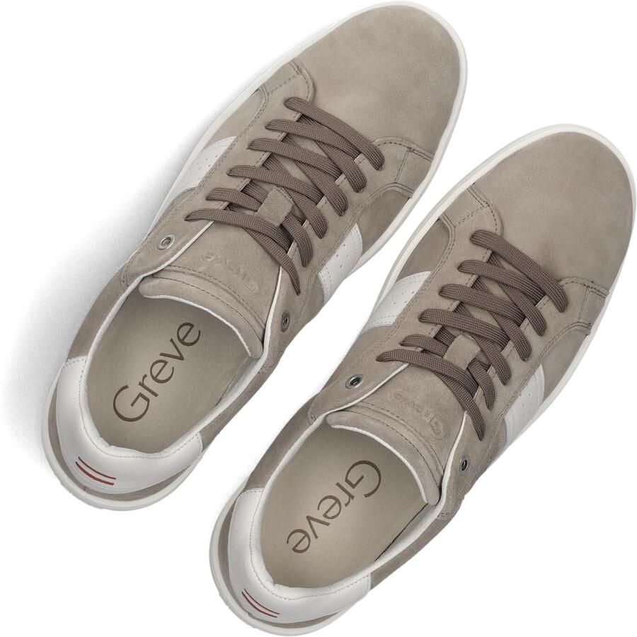 GREVE Lage Sneakers Heren Wave Suède Taupe - Foto 3