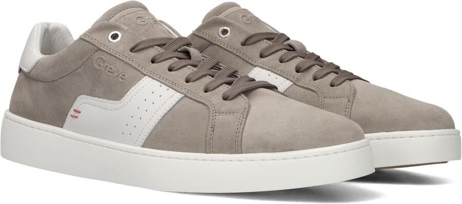 GREVE Lage Sneakers Heren Wave Suède Taupe