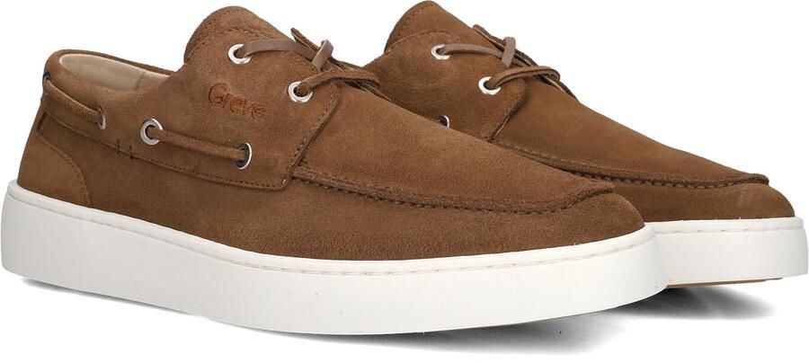 GREVE Veterschoenen Heren 2122 Maat: 46 Materiaal: Suède Kleur: Bruin