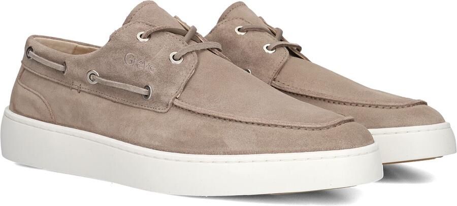 GREVE Veterschoenen Heren Wave Maat: 44 Materiaal: Suède Kleur: Taupe