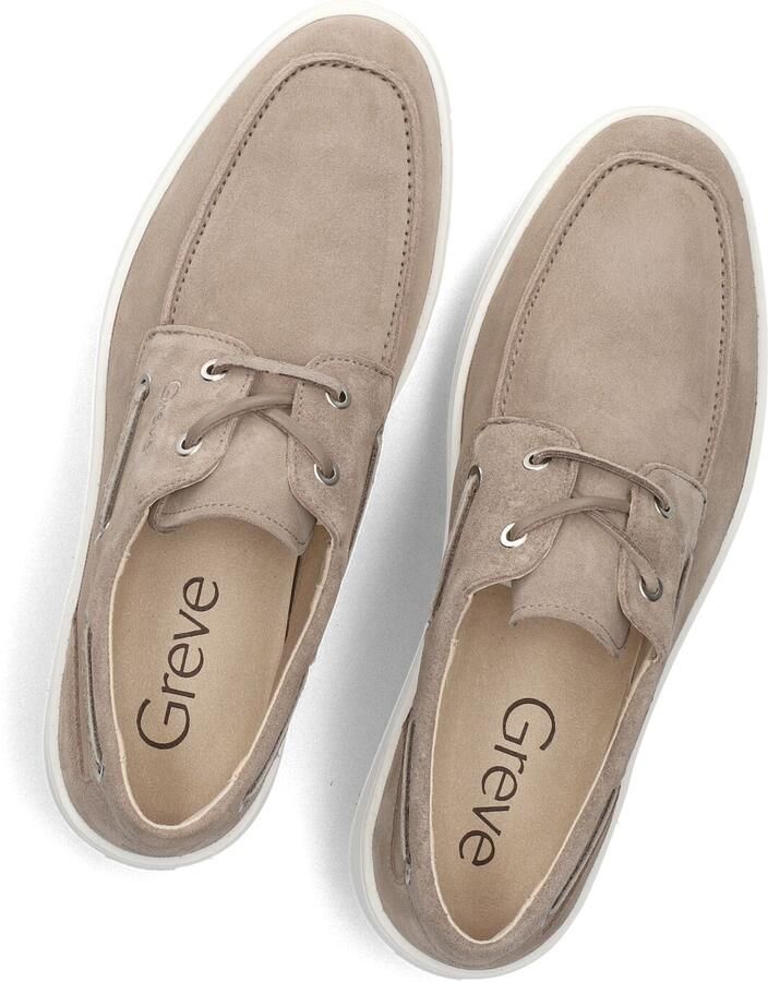 GREVE Veterschoenen Heren Wave Maat: 43 5 Materiaal: Suède Kleur: Taupe - Foto 2