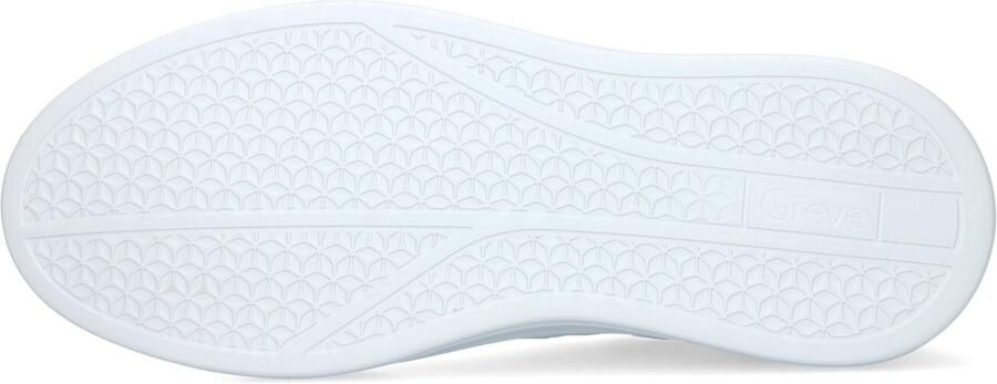 GREVE Lage Sneakers Heren Delft Leer Wit - Foto 4