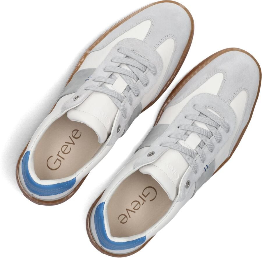GREVE Lage Sneakers Heren Wave Leer Wit - Foto 4