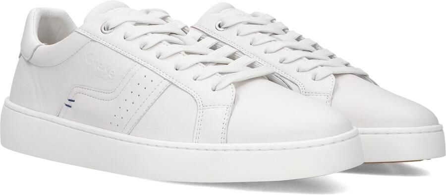 GREVE Lage Sneakers Heren Wave Leer Wit