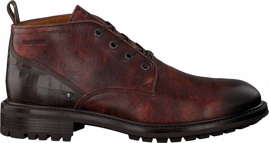 Grotesque Triplex 5 Veterboots Laarzen Met Veters Heren Bruin - Schoenen.nl