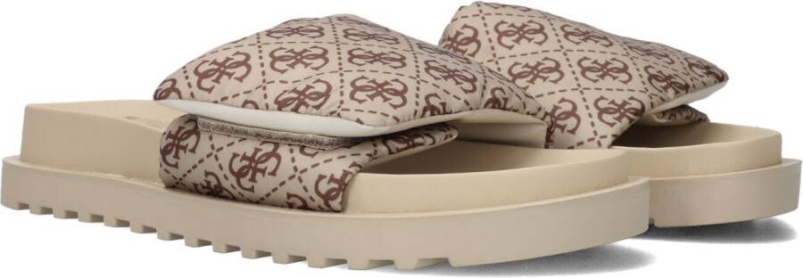 GUESS Beige Slippers Fabetzy