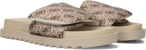 Guess Slippers met labelprint model 'FABETZY'