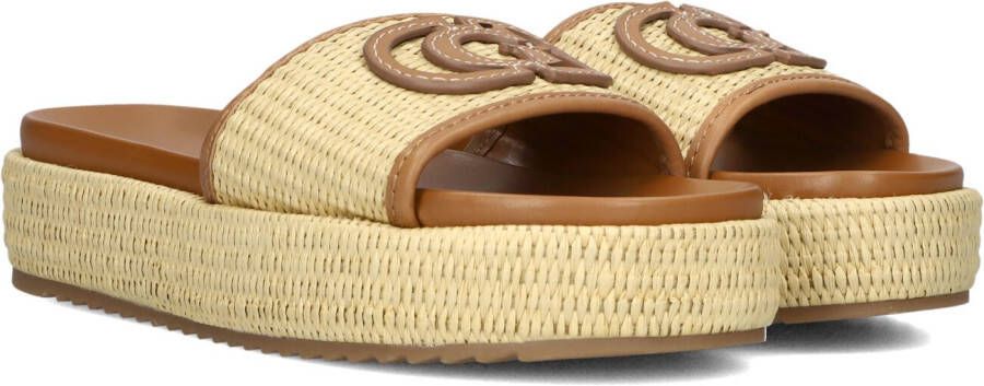 GUESS Lonney Slippers Dames Beige