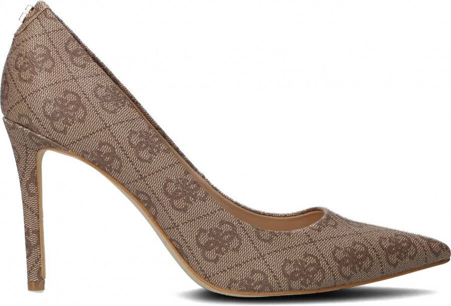 GUESS Piera Pumps High Heels Schoenen Hoge Hak Dames Bruin