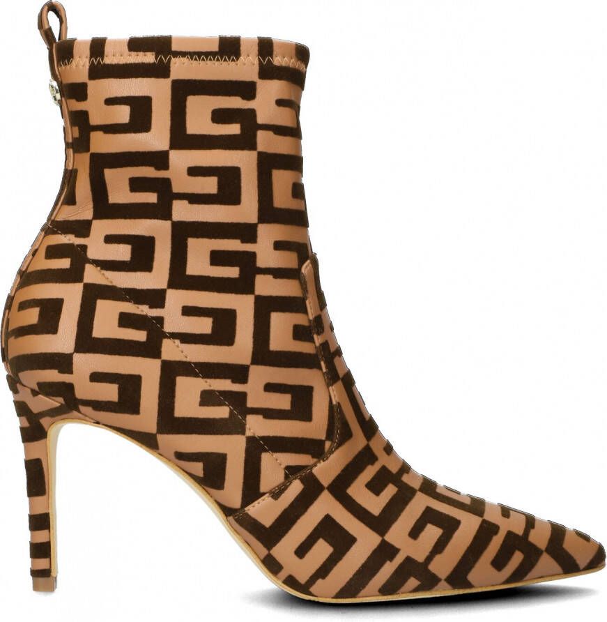 GUESS Dafina3 Enkellaarsjes Enkelboots Dames Cognac