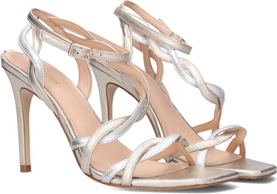 Guess Strappy High Heel Sandal Syivia Yellow Dames