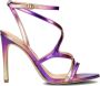 Guess Elegante Iridescente Hoge Hak Sandalen Purple Dames - Thumbnail 1