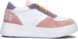 GUESS Afi Lage sneakers Leren Sneaker Meisjes Wit