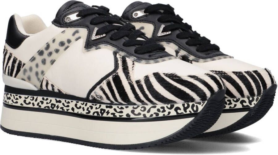 GUESS Harinna Lage sneakers Leren Sneaker Dames Wit