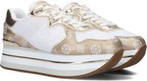 GUESS Harinna Lage sneakers Leren Sneaker Dames Wit