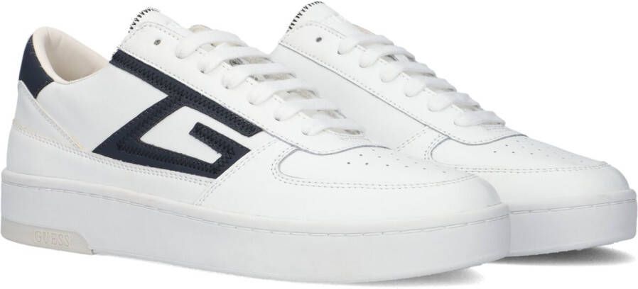 GUESS Silea Lage sneakers Leren Sneaker Heren Wit