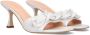Guess Witte Leren Sandaal met Kettingdetail White Dames - Thumbnail 1