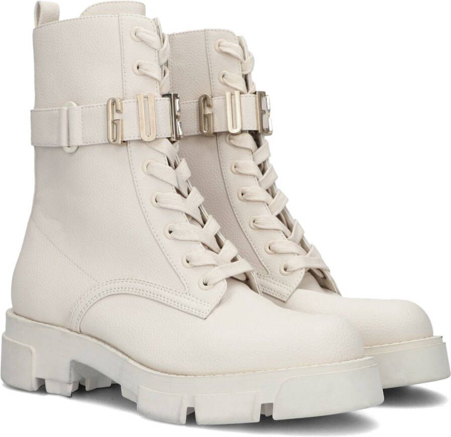 Guess Madox Fl8Mdxele10 Dames Veterschoenen White Dames