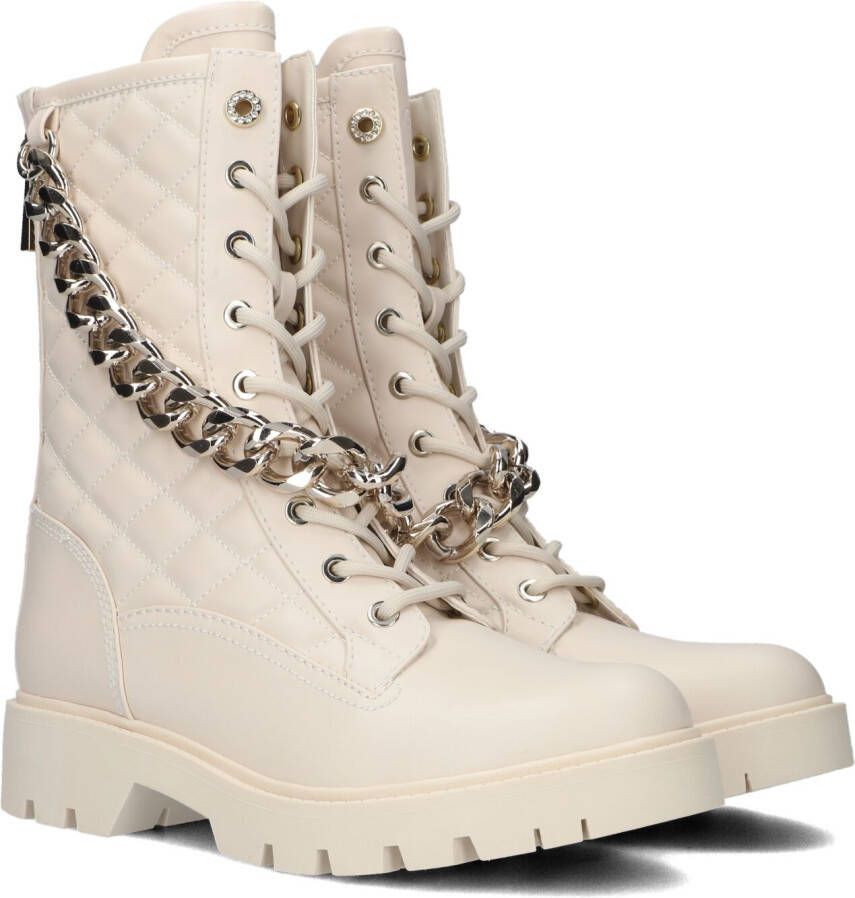 GUESS Riplei Veterboots Laarzen Met Veters Dames Wit