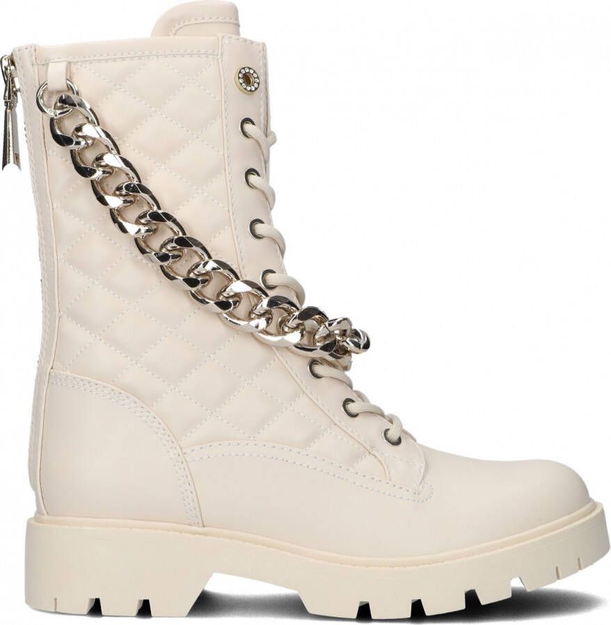 GUESS Damesenkelboots Beige RIPLEI 36 EU Fijne Elegante Veterboots