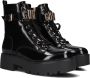 Guess Zwarte Veters Polyurethaan Laarzen Black Dames - Thumbnail 12