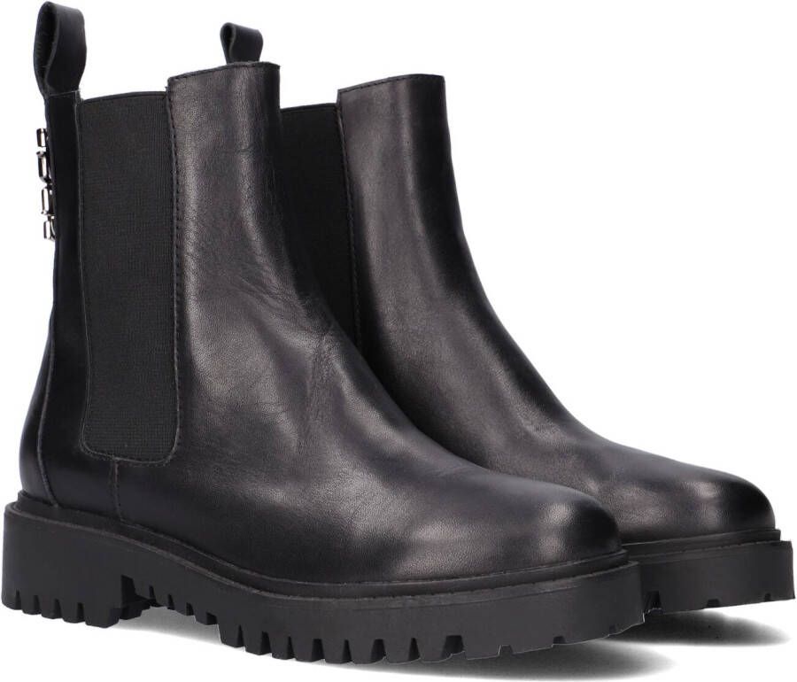 Guess Zwarte gesloten booties voor dames Black Dames