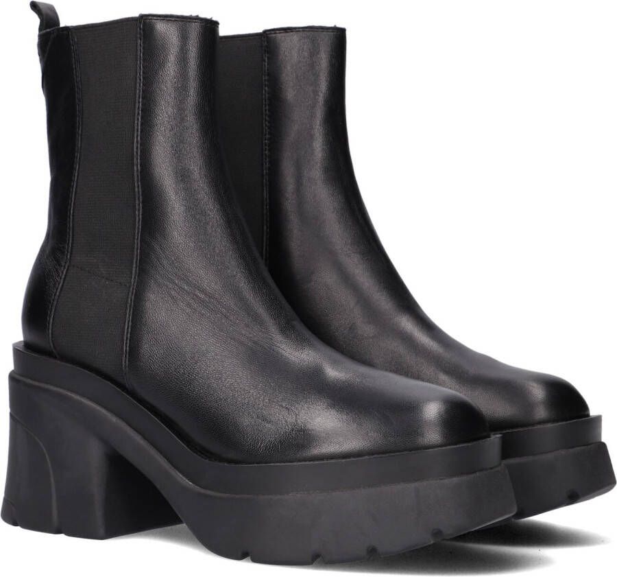Guess Zwarte 'Vaneta' Enkellaarzen van imitatieleer Black Dames