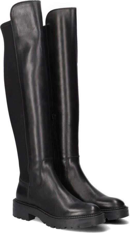 Guess Leren hoge laarzen en enkellaarsjes Black Dames