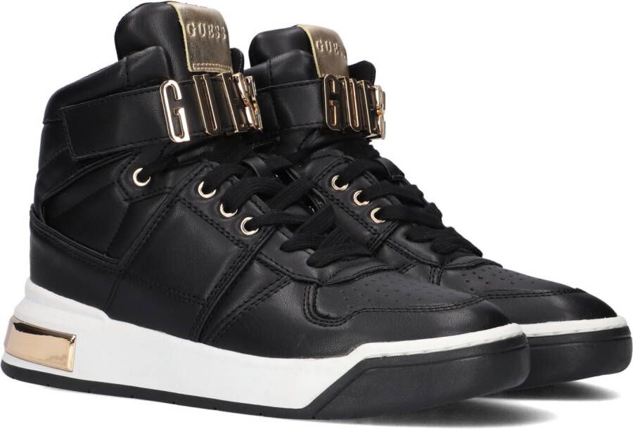 Guess Zwarte Hoge Sneakers van Synthetisch Leer voor Dames Black Dames