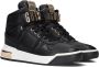 Guess Zwarte Hoge Sneakers van Synthetisch Leer voor Dames Zwart Dames - Thumbnail 1