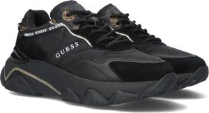 Guess Zwarte veterschoenen voor dames Zwart Dames