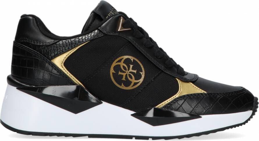GUESS Tesha Active Lady Zwart Goud Dames Schoenen