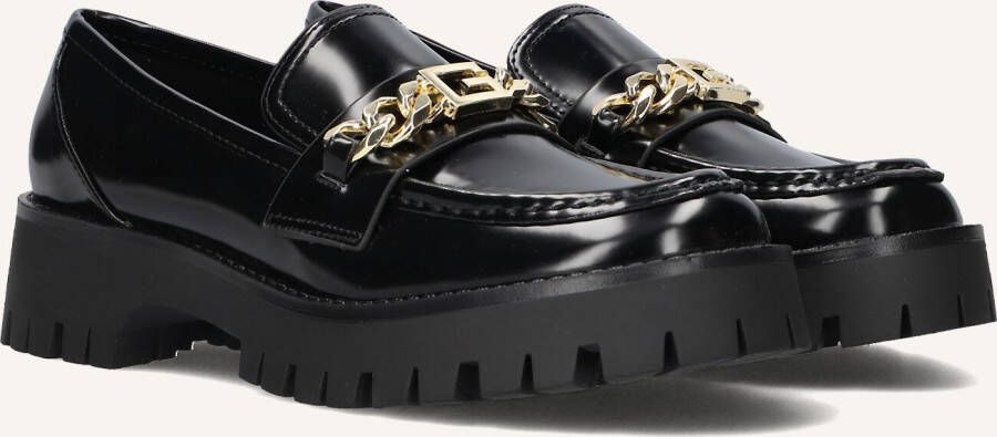 Guess Zwarte Effen Instap Rubberen Schoenen Black Dames