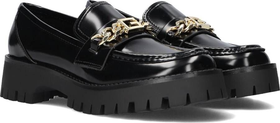 Guess Zwarte Effen Instap Rubberen Schoenen Black Dames