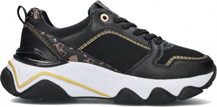 Guess Zwarte Mags Lage Sneakers