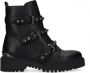 GUESS Ocea Veterboots Laarzen Met Veters Dames Zwart - Thumbnail 1