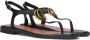 Guess Teenslippers van leer met labeldetail model 'MIRY' - Thumbnail 1