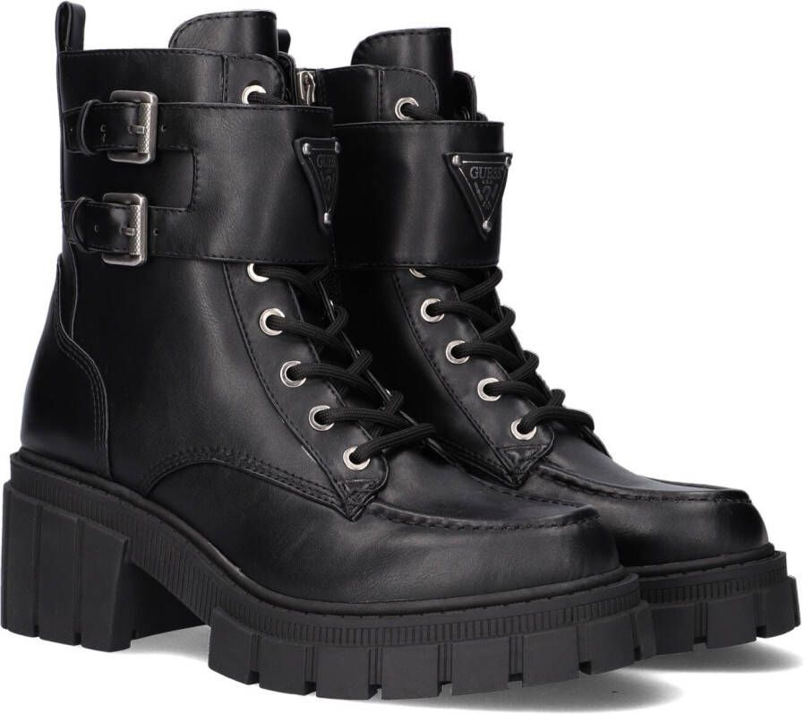 GUESS Kaylana Veterboots Laarzen Met Veters Dames Zwart
