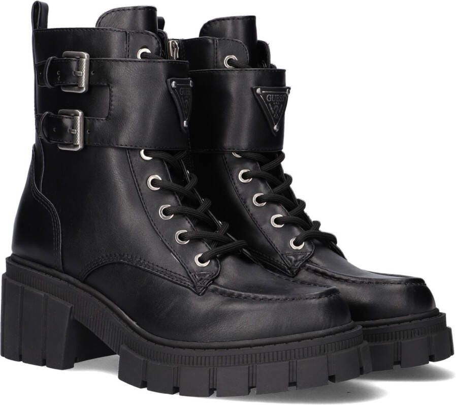 Guess Zwarte Veterboots Kaylana