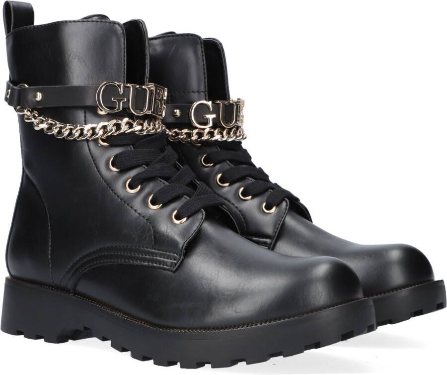 GUESS Laarzen Met Veters Dames Zwart - Schoenen.nl