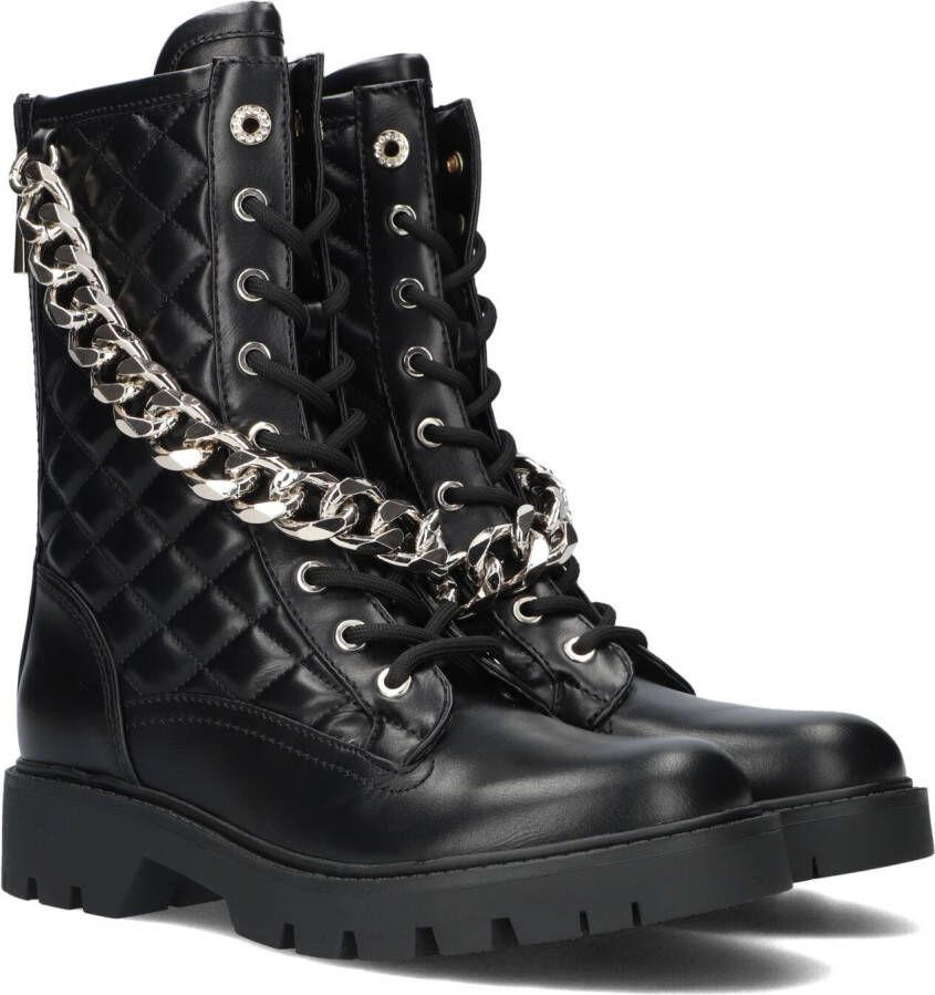 GUESS Riplei Veterboots Laarzen Met Veters Dames Zwart