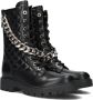 GUESS Riplei Veterboots Laarzen Met Veters Dames Zwart - Thumbnail 1