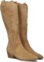 Haboob Byblos Cowboylaarzen Western Laarzen Dames Beige - Thumbnail 1