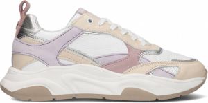 Haboob P7182 Lage sneakers Leren Sneaker Dames Beige