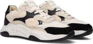 Haboob P7203 Lage sneakers Leren Sneaker Dames Beige