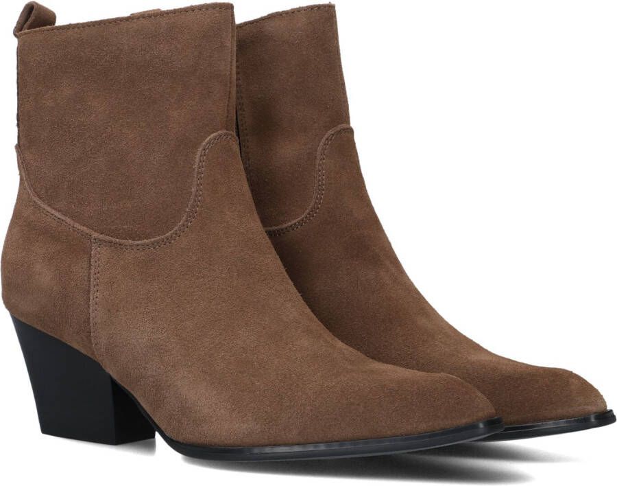 Haboob Louise Enkellaarsjes Enkelboots met rits Dames Taupe