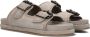 Haboob Grijze Suède Stijlvolle Slippers Gray Dames - Thumbnail 1
