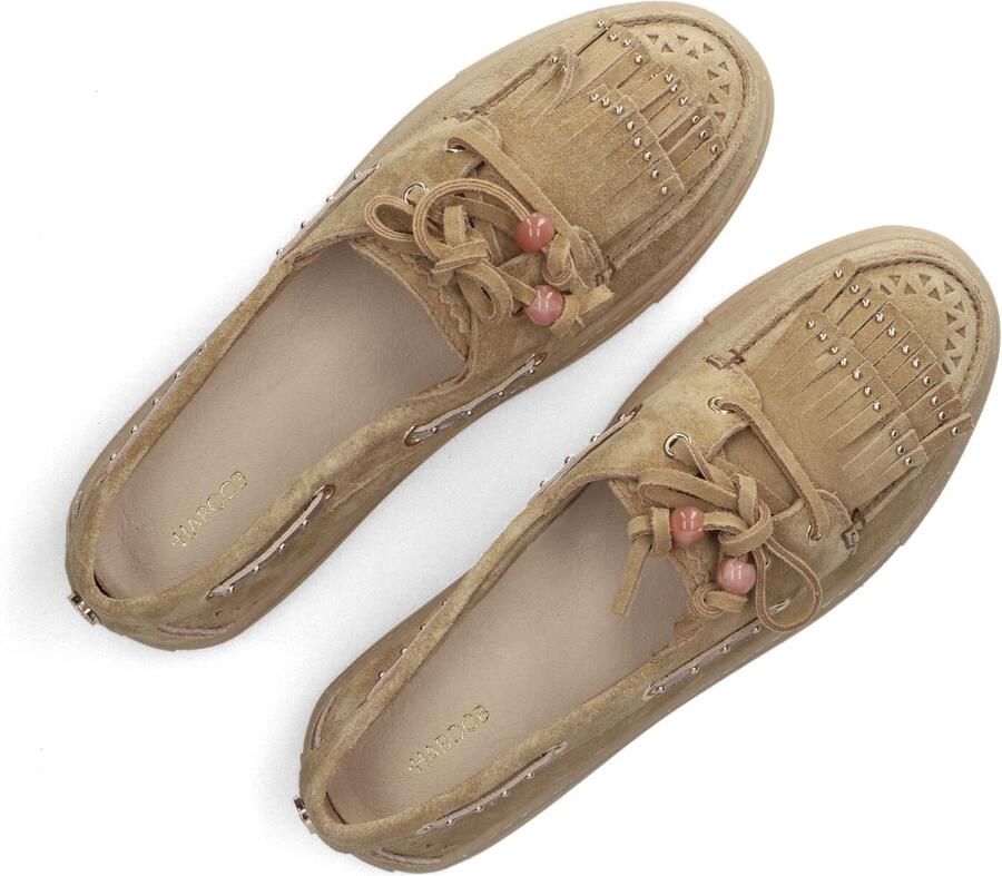 Haboob Quincy Loafers Dames Instappers Camel - Foto 2