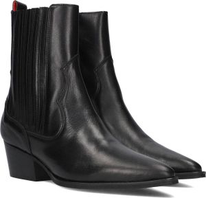 Haboob Claire Enkellaarsjes Enkelboots met rits Dames Zwart